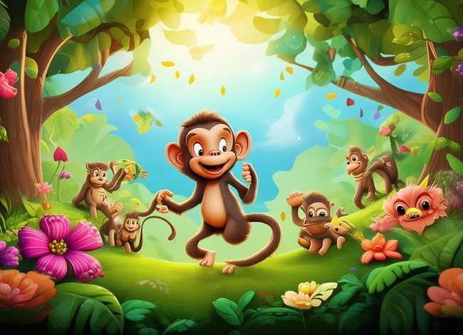 幼儿关于猴子的简单故事 幼儿关于猴子的简单故事视频