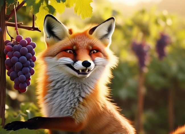 英语寓言故事狐狸和葡萄（英语寓言故事狐狸和葡萄怎么写）