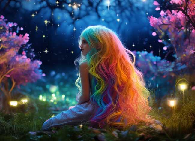 编头发故事的图片（编头发故事的图片怎么做）