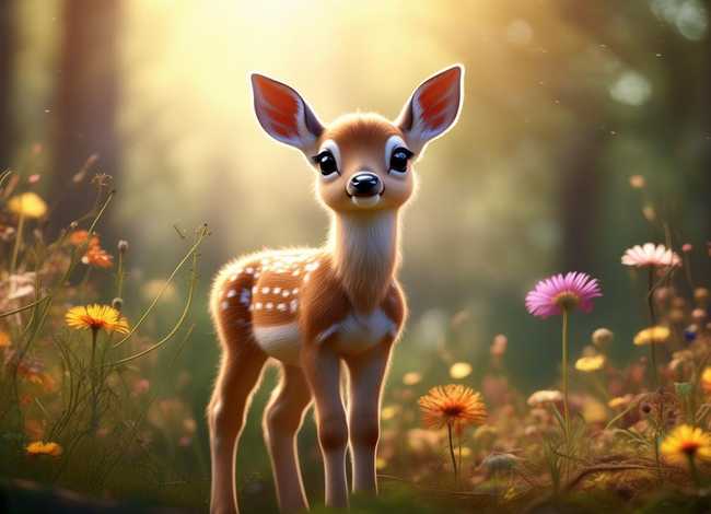感动的小鹿儿童故事；小鹿的故事读后感