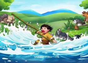 大禹治水的故事儿童版英文，大禹治水的故事英语版