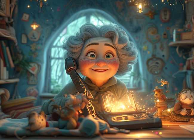 魔法奶奶的电话儿童故事，魔法奶奶的电话故事视频