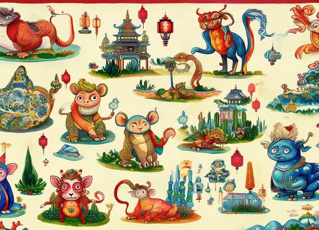 老故事绘本、老故事绘本-十二生肖故事书籍