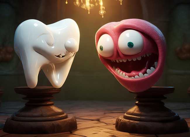 牙齿和舌头的故事 - 牙齿和舌头的故事作文