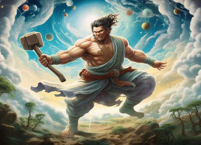 盘古开天地的故事内容（盘古开天地的故事内容简介）