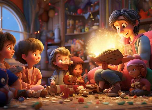 搜索各种各样的儿童故事、讲各种各样的故事