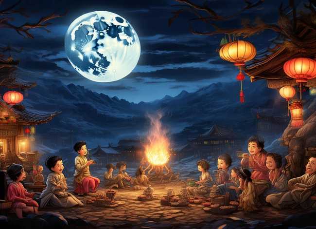 中秋节来历的故事视频，中秋节的来历视频动画 中秋节小故事