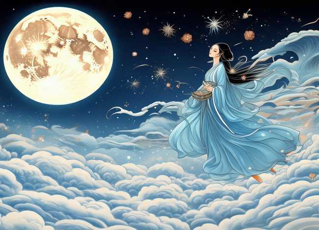 神话故事嫦娥奔月ppt 神话故事嫦娥奔月手抄报