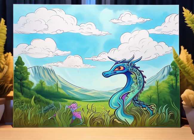 神话故事的绘画作品简单又好看 神话故事的绘画作品简单又好看又漂亮