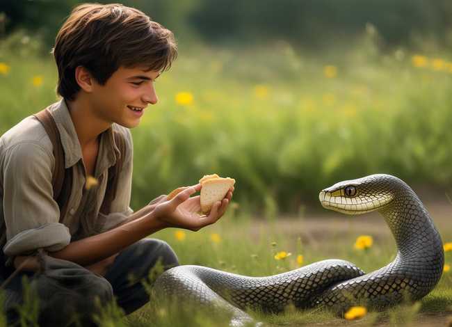 儿童寓言故事农夫与蛇；简单的寓言小故事农夫与蛇