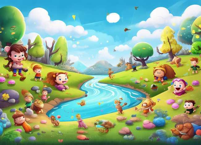 儿童插画图片素材，儿童插画图片素材高清