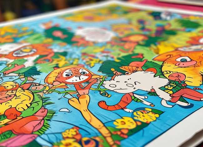 儿童连环画5张 儿童连环画5张纸