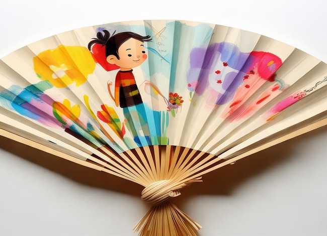 团扇儿童绘画带古诗简单 团扇画图片简单的儿童画