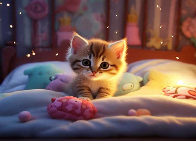小猫咪的故事儿童睡前动画片、小猫咪的故事睡前故事文字版