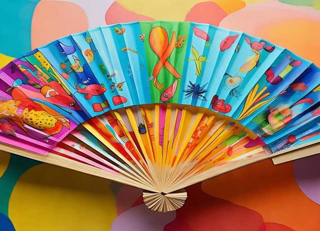 儿童团扇创意画图片 - 儿童团扇创意画图片大全