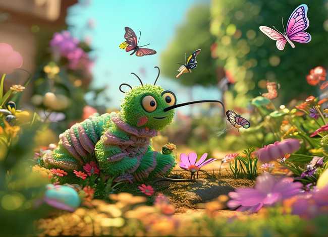 毛毛虫的儿童故事 毛毛虫的幼儿故事