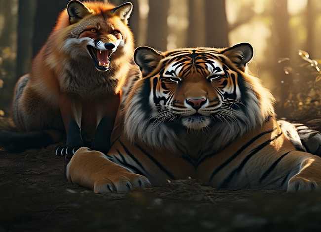 狐假虎威故事完整版；狐假虎威故事完整版文字版