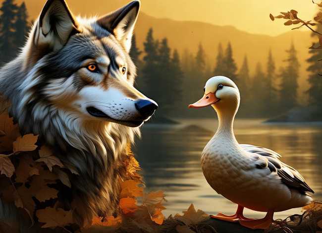狼和鸭子的故事 - 狼和鸭子的故事演讲