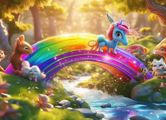 儿童故事彩虹的朋友文字 - 彩虹的故事文字版