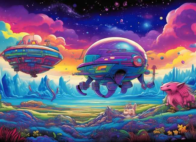 儿童科幻绘画作品 儿童科幻绘画作品名称