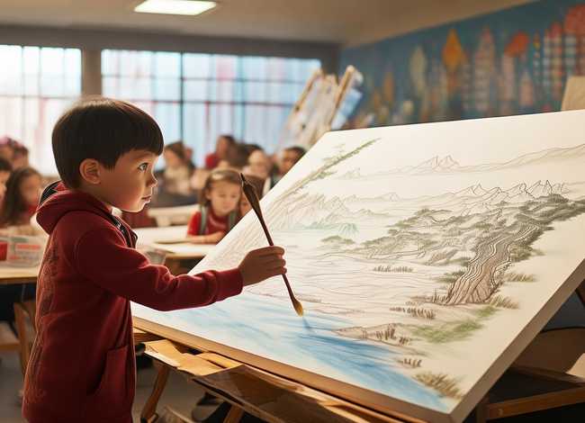 画龙点睛成语故事儿童版绘画（成语故事画龙点睛文字版）