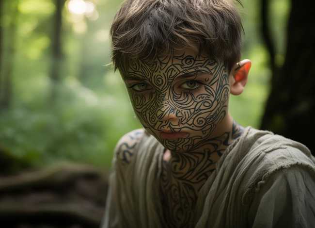 纹脸男孩故事；纹脸男孩故事视频