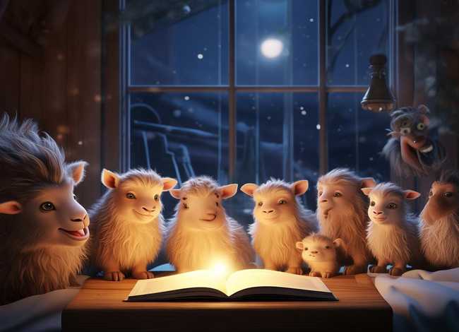 儿童睡前故事狼和七只小山羊（狼和七只小山羊睡前故事在线听）