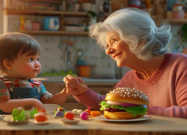 汉堡奶奶带娃记（汉堡还有奶奶）