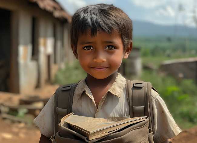 贫困儿童上学励志故事（贫困小学生励志感人的故事）