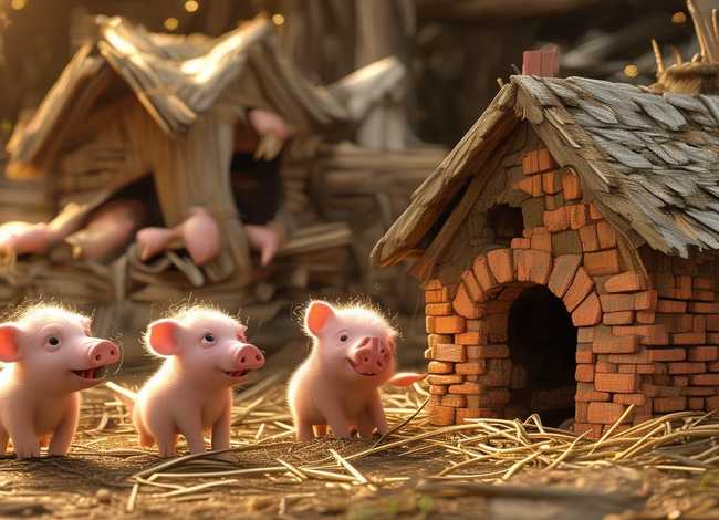 小猪故事0-3岁、3小猪的故事