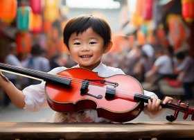 二胡儿童演奏 - 二胡儿童演奏凤阳花鼓