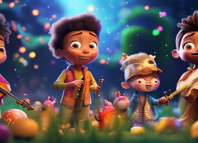 三个音乐家儿童故事书，三个音乐家故事视频