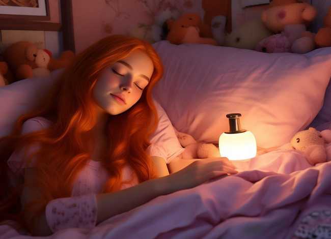 睡前小故事红女朋友睡觉觉 - 红女朋友的睡前小故事