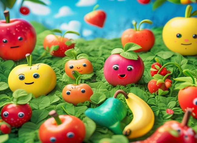 儿童水果故事书；幼儿水果故事绘本