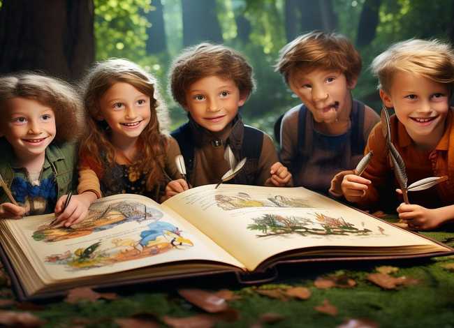 编童话故事四年级美术 四年级创编童话故事