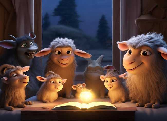 儿童睡前故事狼和七只小山羊（狼和七只小山羊睡前故事在线听）