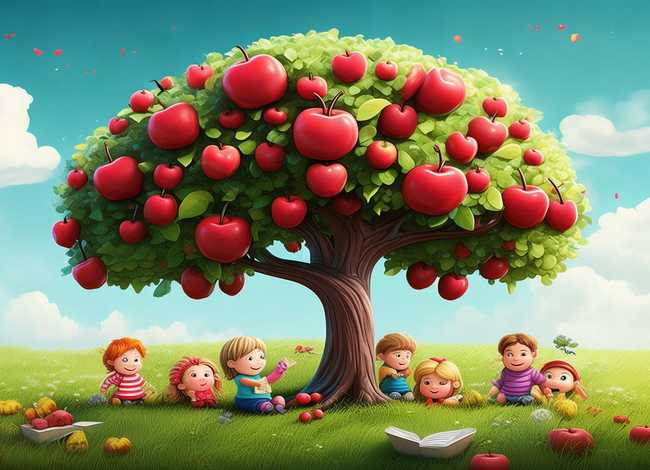 关于苹果的幼儿故事绘本，关于苹果树的绘本故事