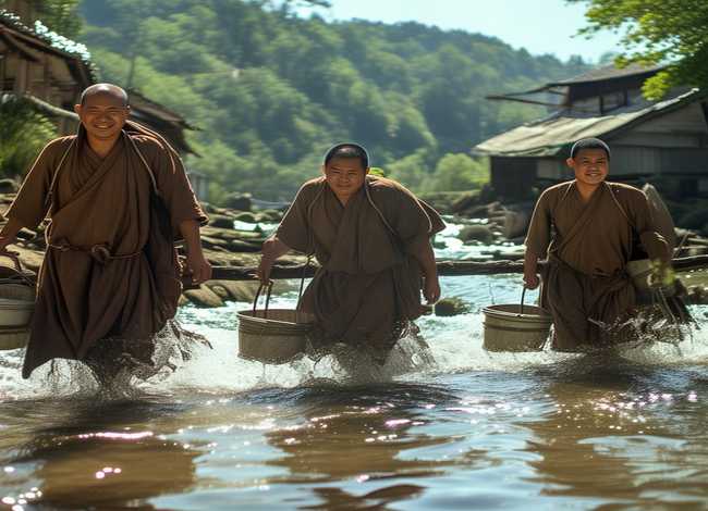 三个和尚挑水喝故事,三个和尚挑水喝故事视频 三个和尚挑水喝故事,三个和尚挑水喝故事视频