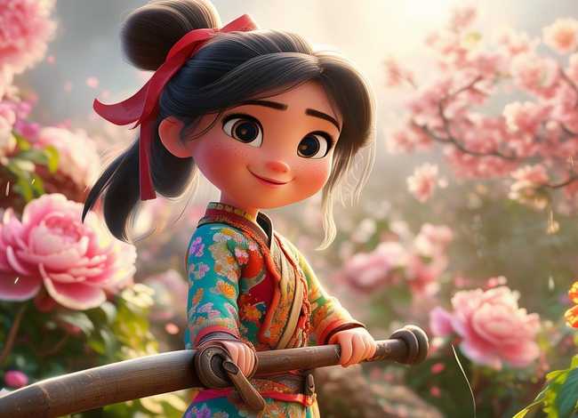 儿童版的花木兰故事，花木兰少儿版故事