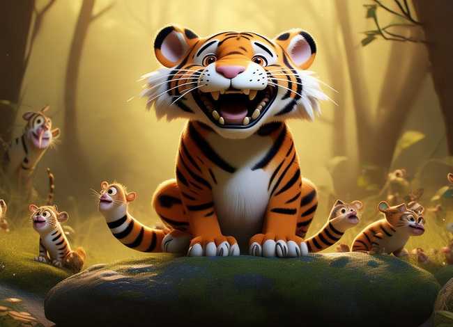 儿童故事老虎拔牙原文，老虎拔牙故事文字版