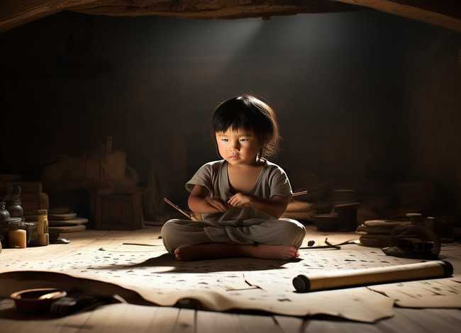 悬梁刺股的儿童故事文字图片、悬梁刺股的故事原文文字