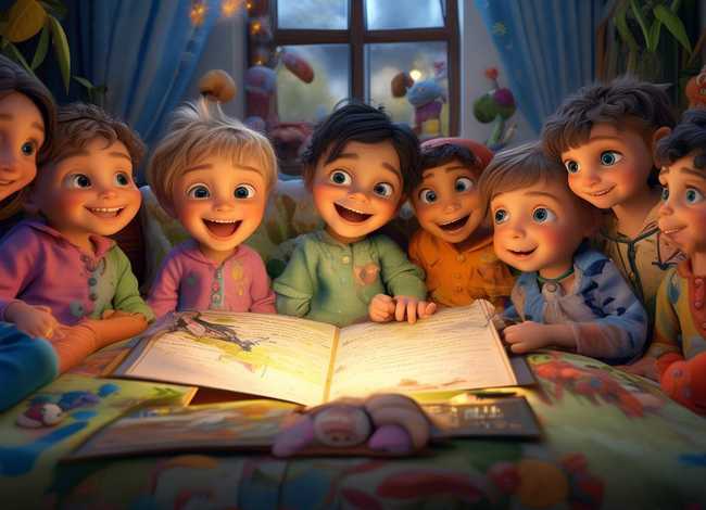 欢快的故事儿童、欢快的睡前小故事