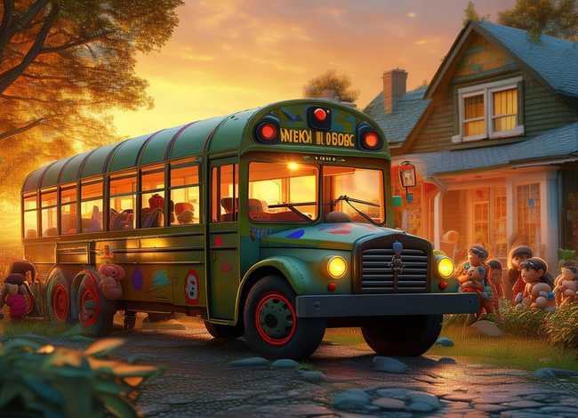 校车故事儿童睡前（校车的故事睡前故事）