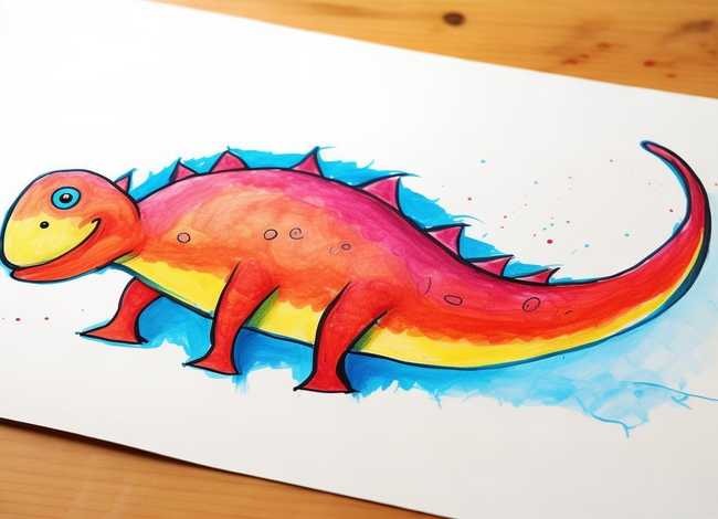 儿童简笔画恐龙简单（儿童简笔画恐龙简单画法）