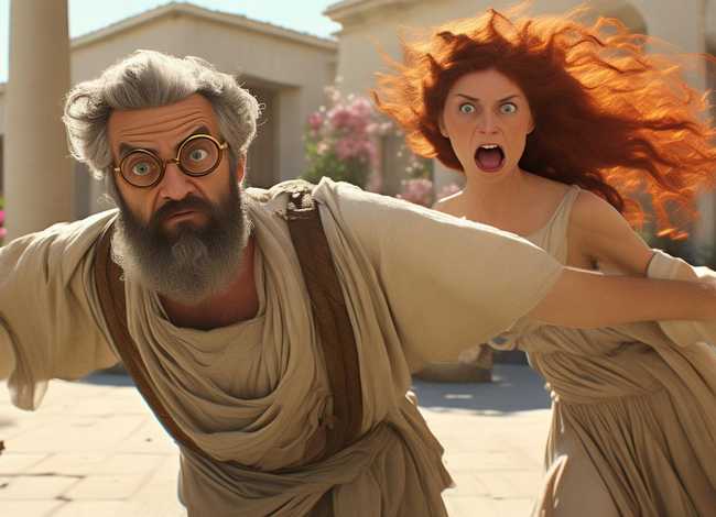 苏格拉底怕老婆的故事；苏格拉底妻子的故事