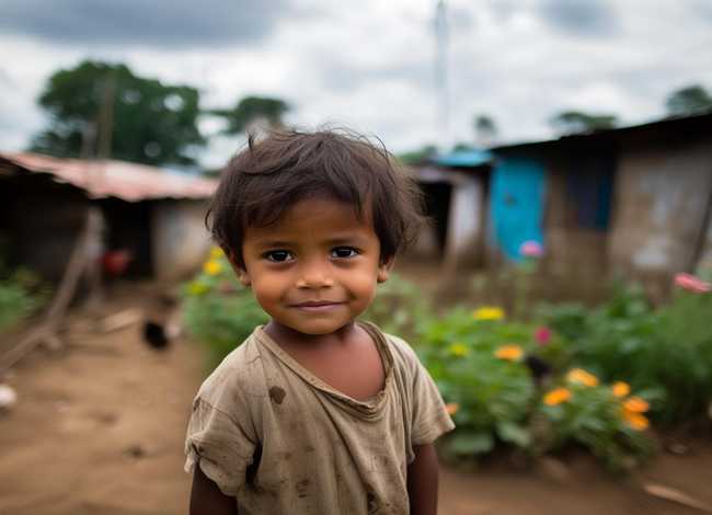贫困儿童的英文（贫困儿童的英文单词）
