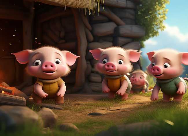 儿童故事大全文字版三只小猪（幼儿故事大全三只小猪）