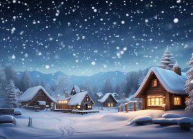 下雪故事视频，下雪了故事视频