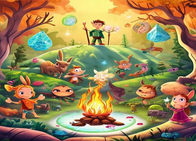 完整儿童故事 完整儿童故事绘画插图