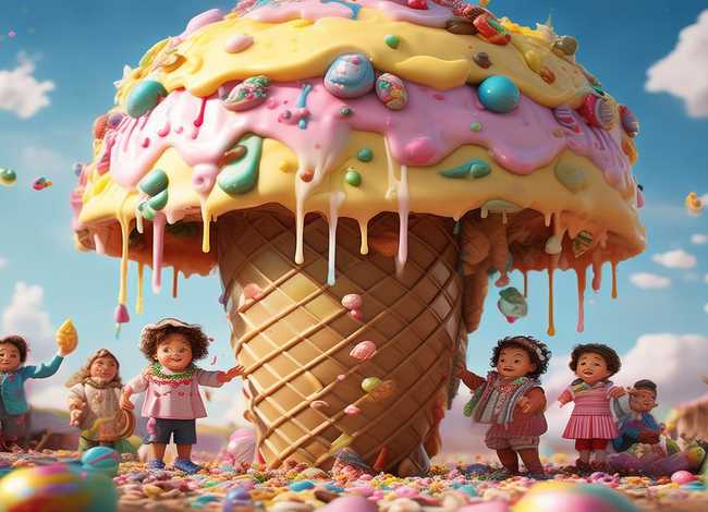 儿童经典故事冰淇淋、冰淇淋的幼儿故事